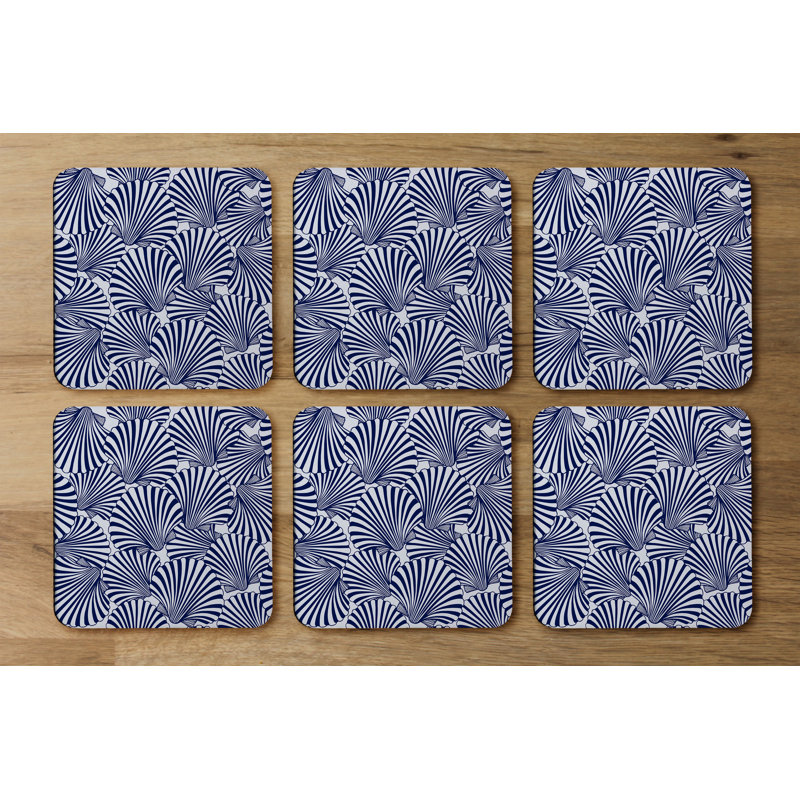 Square 6 Piece Coaster Set