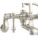 P1014 British Telephone Tub Faucet with Metal Handheld Shower and Lever Handle
