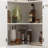 78.9"H Corner Kitchen Pantry Cabinet