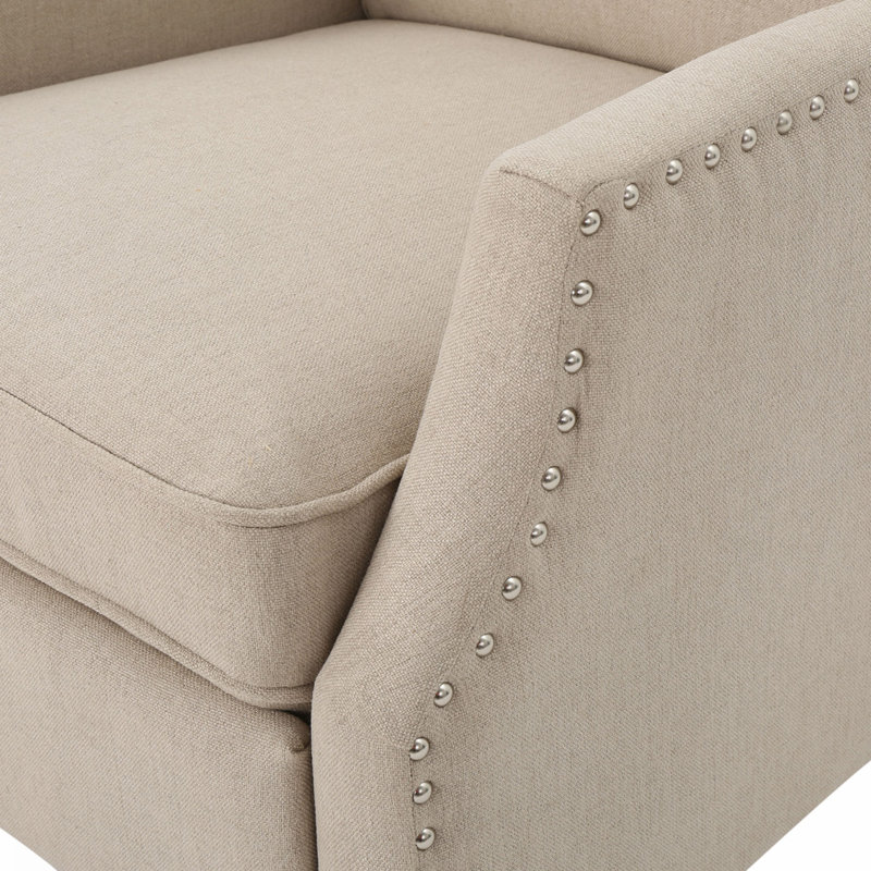 Fauteuil inclinable manuel 26,5 po Boruta, Mélange de polyester blé