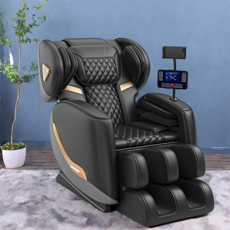 Fauteuil inclinable sans gravité moderne, fauteuil de massage, cuir PU respirant, métal, pour la maison