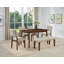 Banc rembourré Mid-Century avec structure en bois massif, coussin moelleux et design fonctionnel polyvalent.