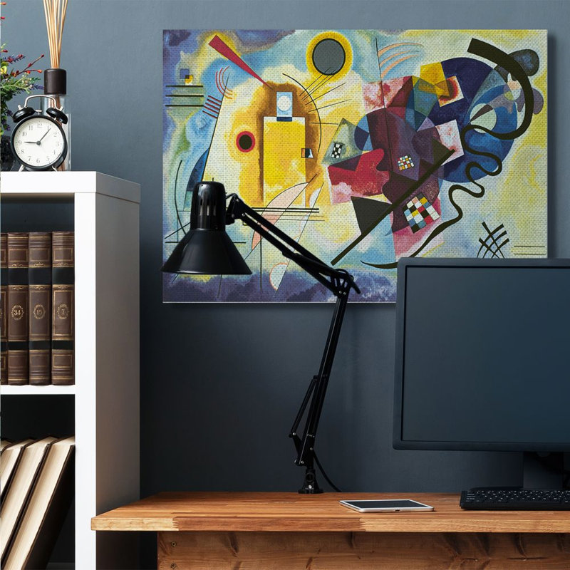 «Wassily Kandinsky» par Kassinsky, H 36 po x l 48 po x P 1,5 po, Toile tendue