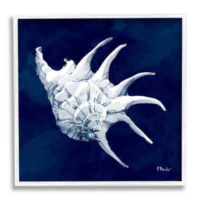 Conque cyanorphe de Paul Brent - impression sur bois
