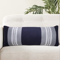 SoArtSi Beachy Blue Throw Pillow with Insert and Washable Zippered Cov