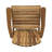 Outdoor Weather Resistant Acacia Wood Adirondack Dining Chairs (Set Of 2)-1771533415