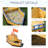 Outsunny 62.25'' x 18'' Solid Wood Novelty Sandbox-114836632