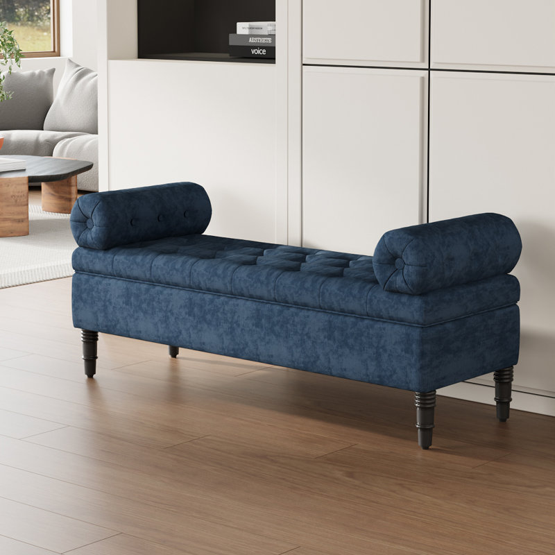 130cm Wide Rectangle No Pattern Standard Ottoman
