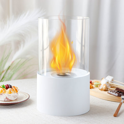 Belfry Heating Bio-Ethanol Outdoor Tabletop Fireplace with Flame Guard