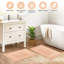 Ensemble de tapis de bain à bordure réversible 100% coton Subra-1628644572