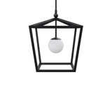 Denison Black Outdoor Lantern