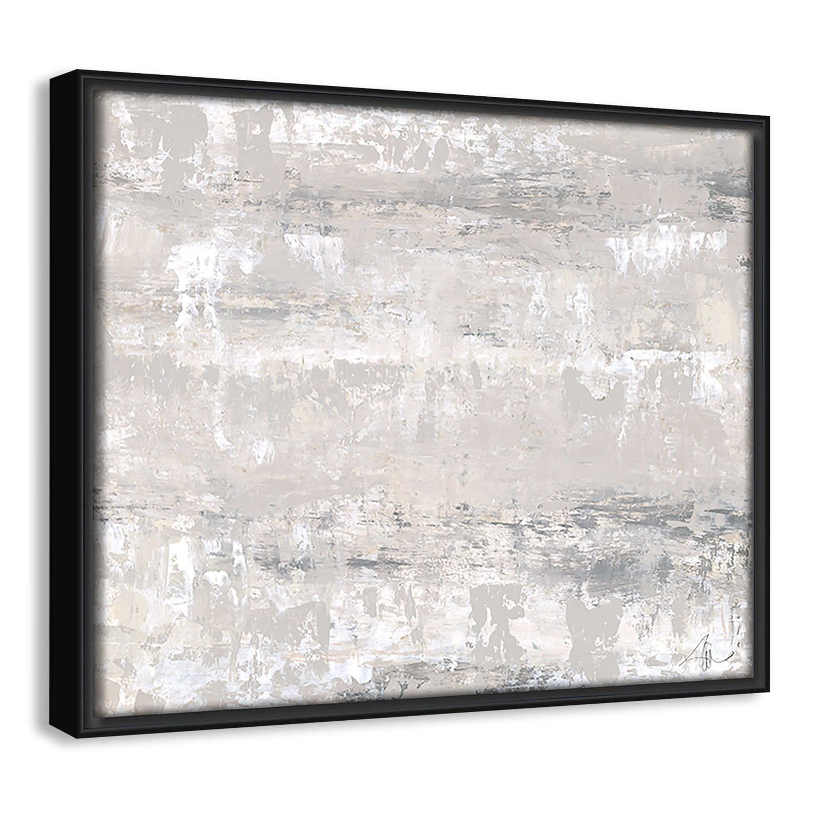 Tryston "Desert Winds" Print by Filippo Ioco, Black Framed Canvas, 9.5" H x 11.5" W x 2" D