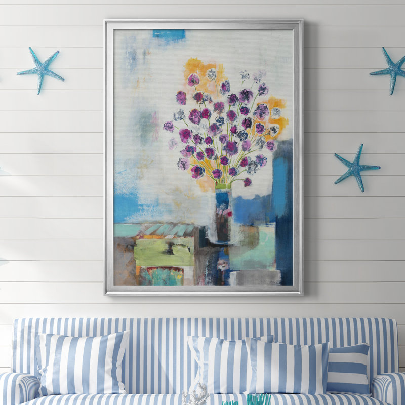«On a Quiet Day», reproduction d'art sur toile, Toile avec cadre argenté, H 26,5 po x l 36,5 po x P 1,5 po