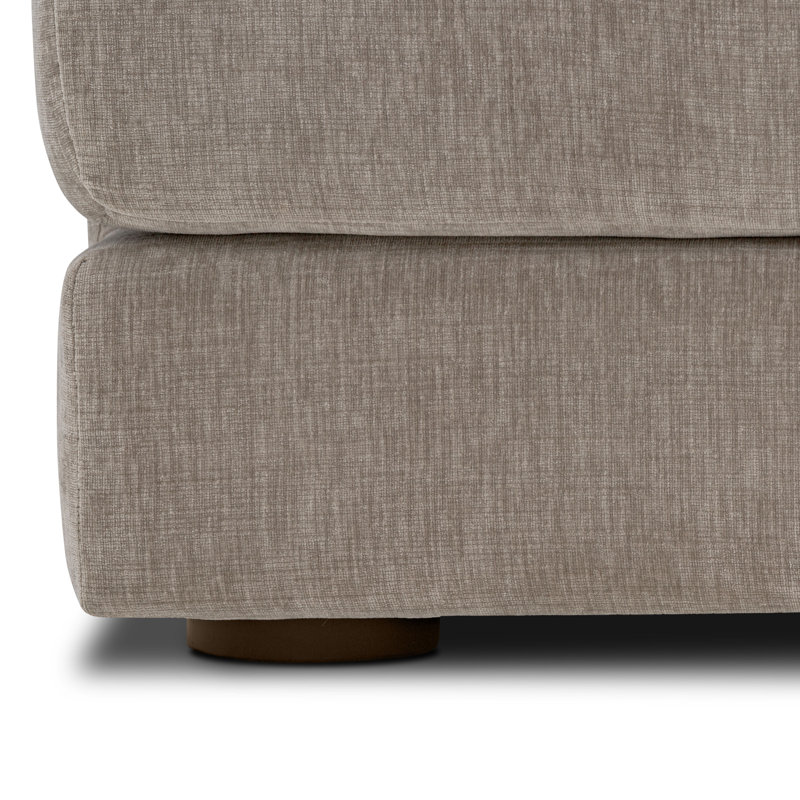 Canapé en tissu 99 po Marcel, Taupe Brown