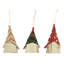 Ornements de Noël gnomes en bois
