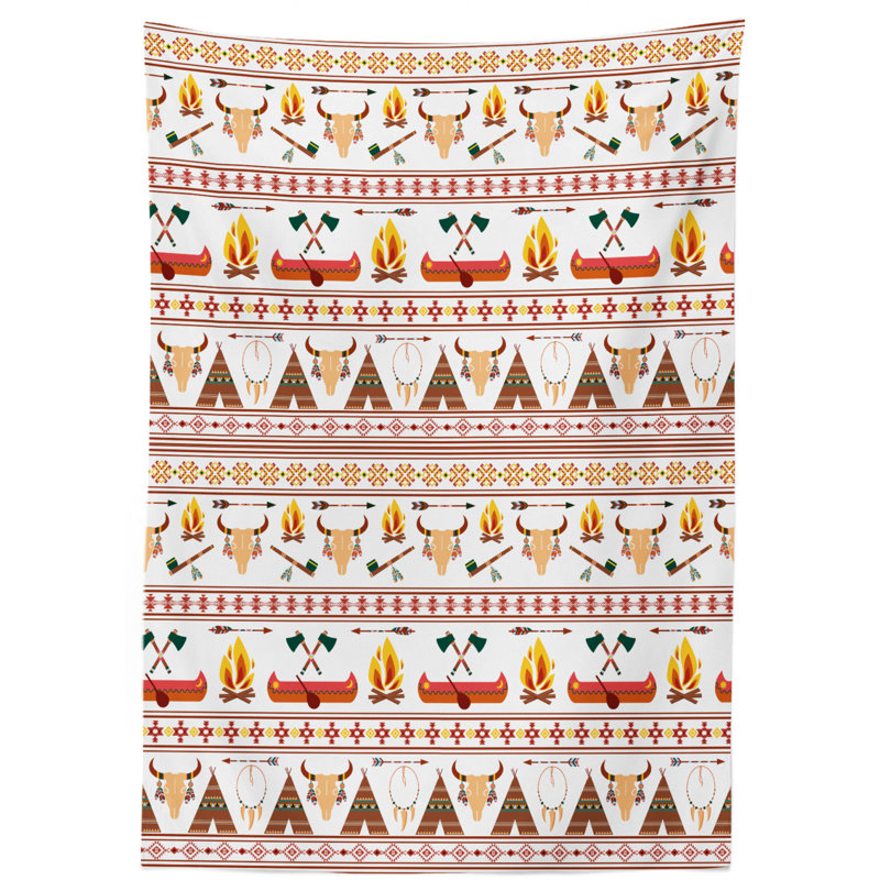 Geometric Tablecloth, 90" L x 60" W