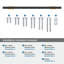 Urbanite 12 pouces (305 mm) d'un centre à l'autre-99718210