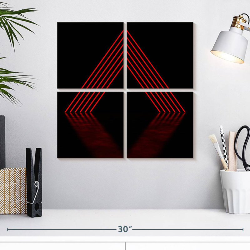 Geometric Pyramid Stack, 18" H x 18" W