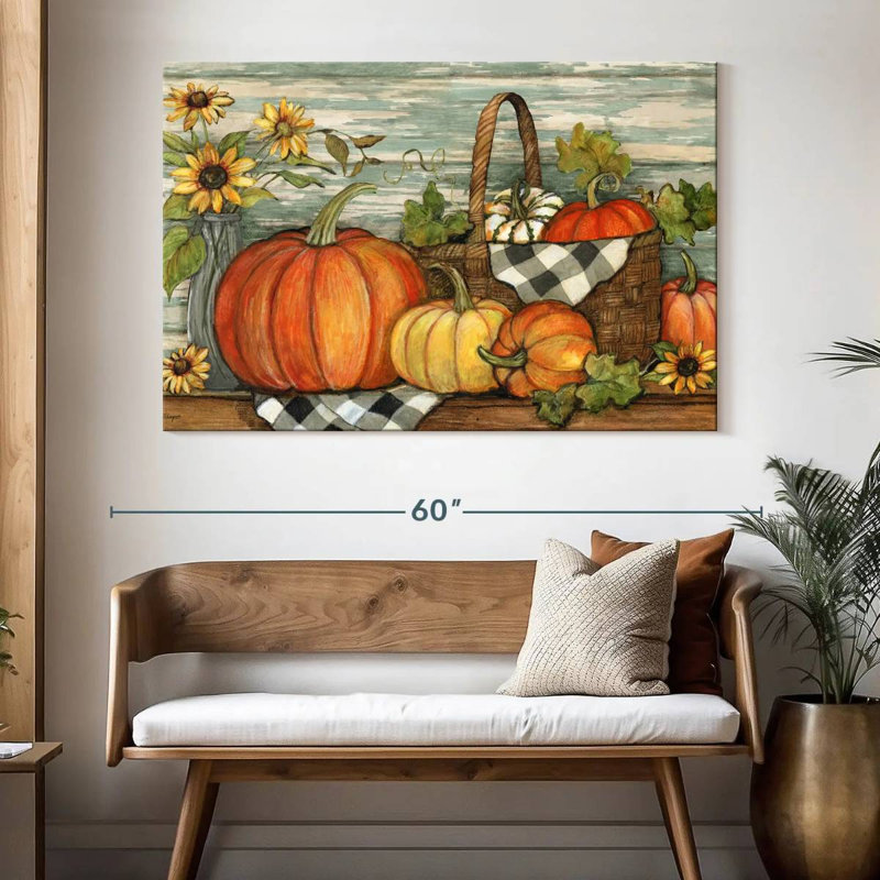 Yarlin Fall Harvest, 34" H x 51" W