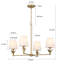 Gainesville 4 - Light Dimmable Classic / Traditional Chandelier