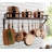 30-Inch Oiled Bronze Wall-Mounted Pot Rack with 12 Hooks - Farmhouse Style-193883091