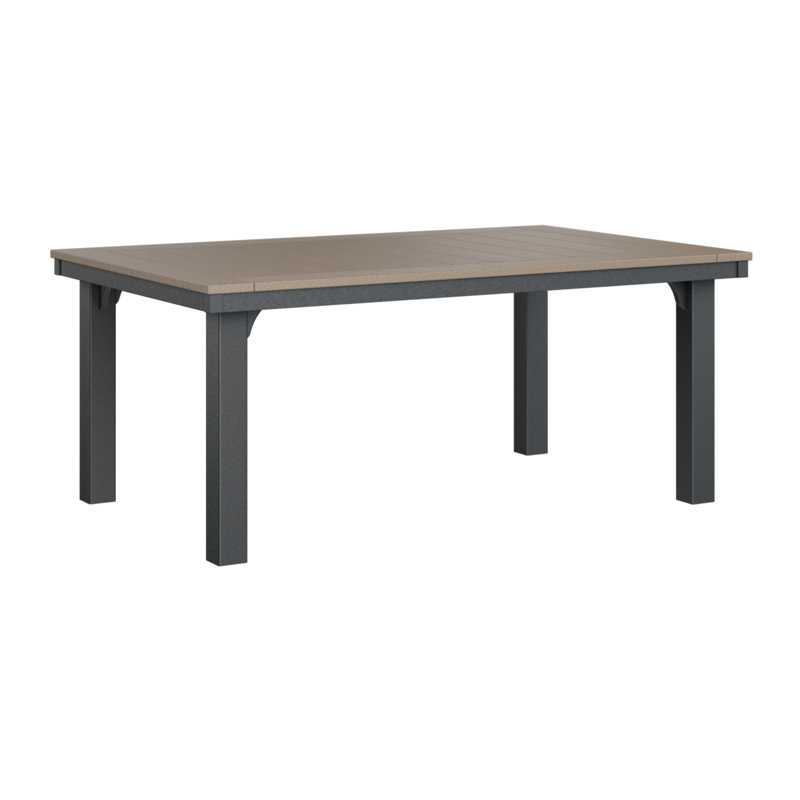 Homestead Outdoor Dining Table, Black, Weatherwood
