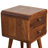 11.81'' W Solid Wood Nightstand