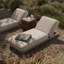 Evander Outdoor Chaise-Ramiro Ecru