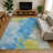 Premium Machine Washable Varasteh AMF1675 Abstract Rug-996461994