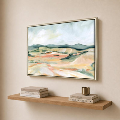 «Vermillion Landscape III» par Katrina Pete - impression sur toile