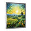 «Green Calm Windmill Meadows - Wind Turbines», art mural-1603516197-1603516198
