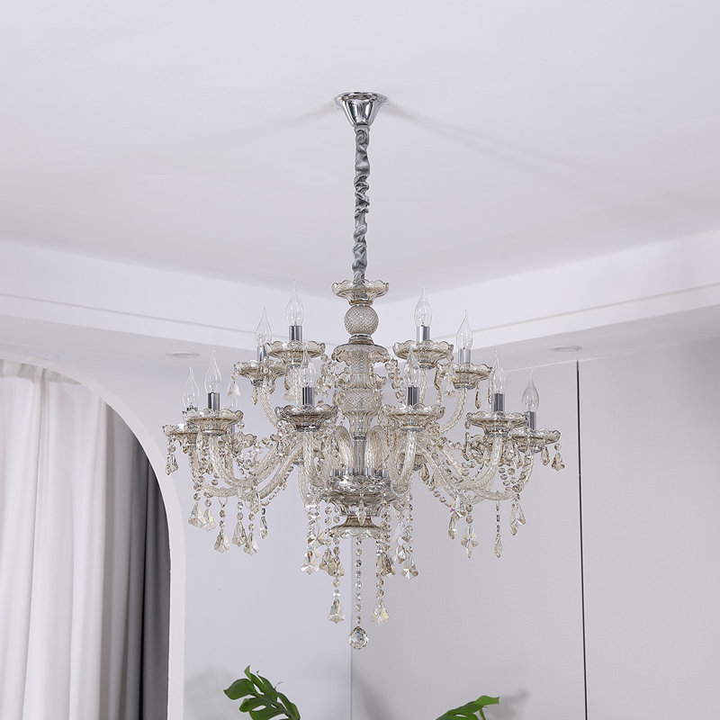 Alessio Crystal Chandelier, 90cm H x 86cm W x 86cm D