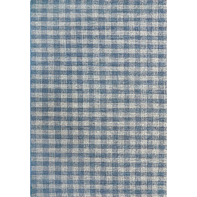 Carreon Wool Plaid Indoor Rug, Rectangle 3'3" x 5'3"