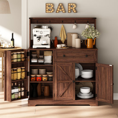 Farmhouse Coffee Bar Cabinet by Gracie Oaks