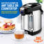NutriChef Black Countertop Bottleless Electric Water Dispenser