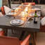 Rectangle Concrete Smokeless Fire Pit Table-560140997