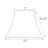 9.5'' H Linen Bell Lamp Shade