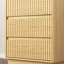 Ensemble de chambre à coucher 3 pièces pour grand lit avec lumières DEL et station de charge