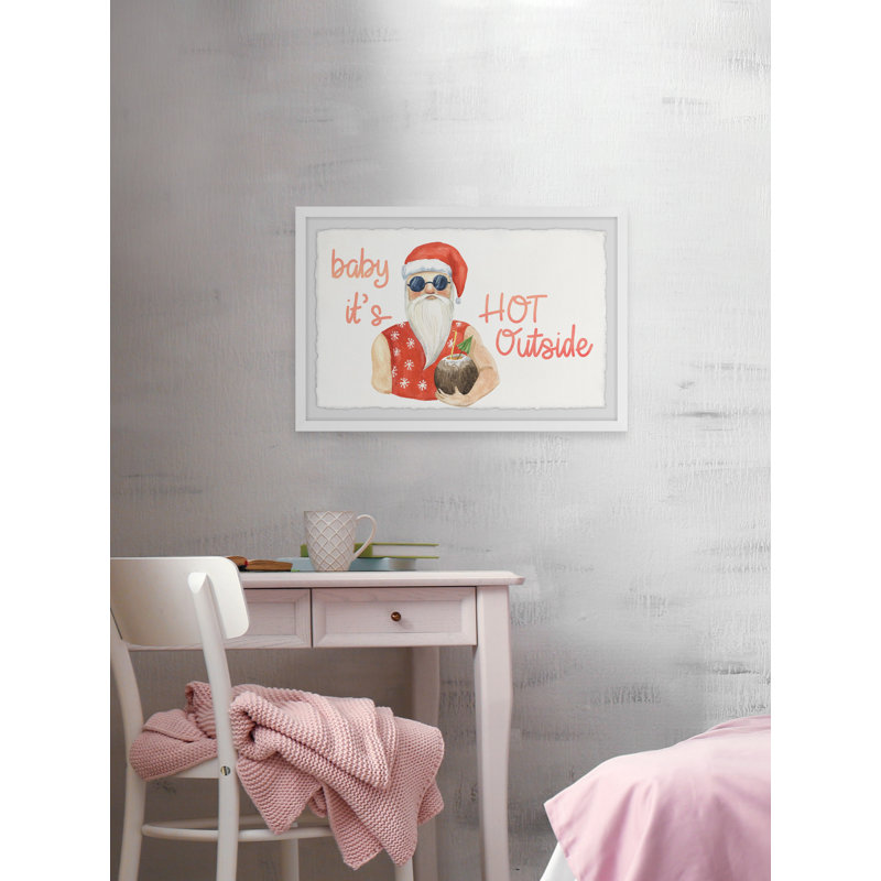 Baby It's Hot Outside - Single Picture Frame Painting, 38cm H x 45cm W x 3.81cm D