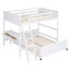 Lit superposé avec bureau