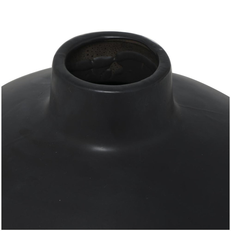 Vase de table en céramique Mable, Noir