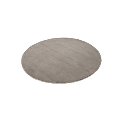 Solid Colour Wool Hand Woven Area Rug