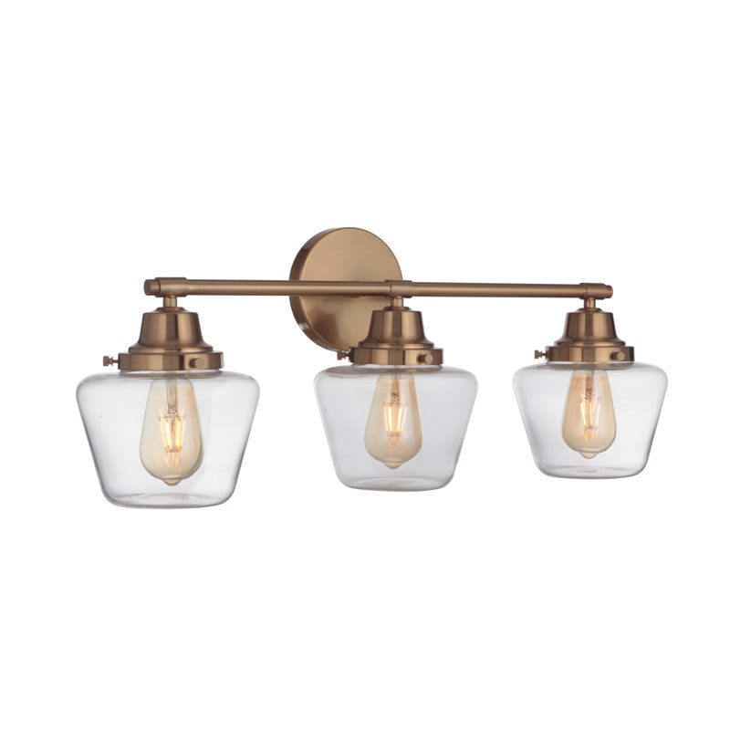 Akiba 3 - Light Dimmable Vanity Light, Satin Brass
