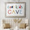«Cool Kids Cave», impression sur toile encadrée