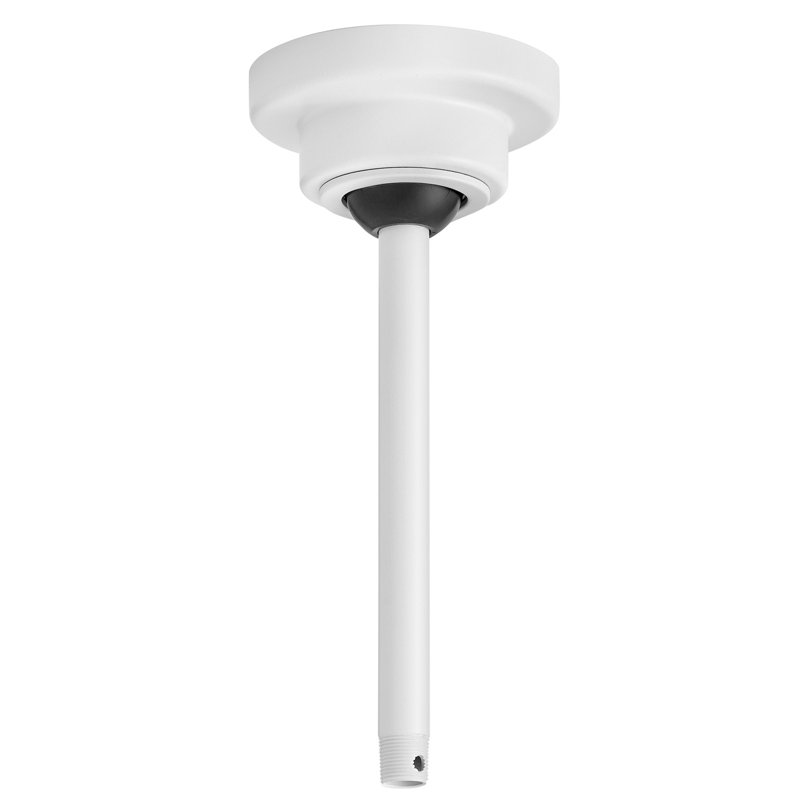 Matte White Locking Sloped Ceiling Kit for Fans