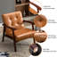 Deveral Faux Leather Armchair
