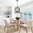 Four-Light Metal Birdcage-Style Pendant Lamp