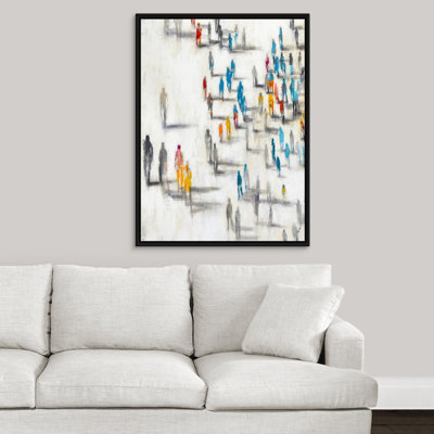 «Past and Présent City», peinture sur toile