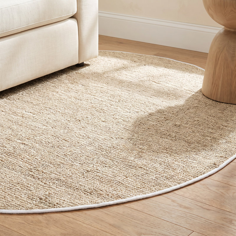 Khaja Wool Indoor Rug, Round 8'