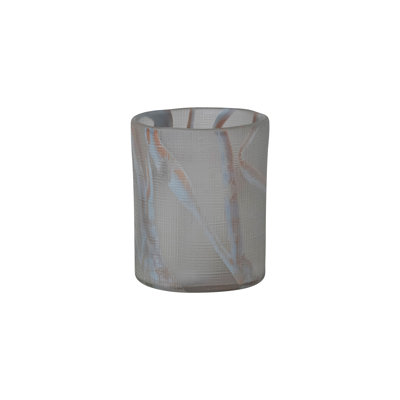 Vase en verre texturé